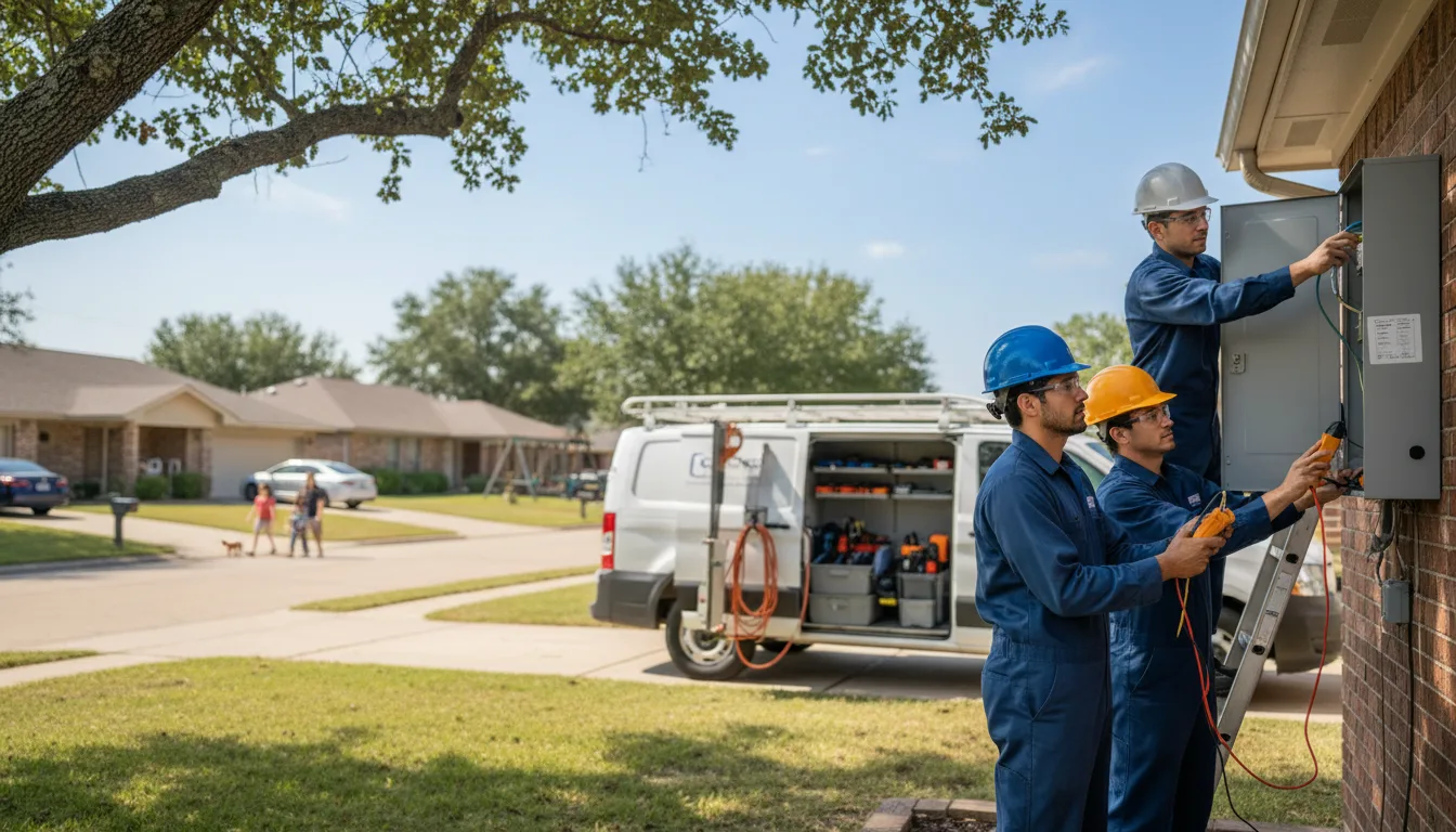 Certified electrician providing emergency electrical services in Blanford, IN